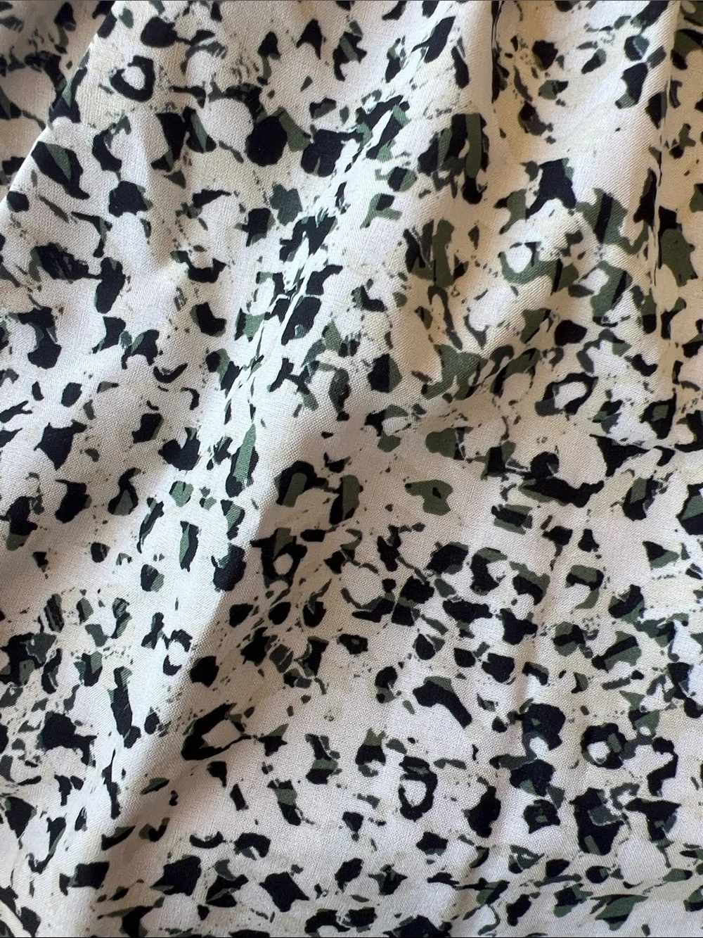 Old Navy Cream and Black Printed Kids Shorts